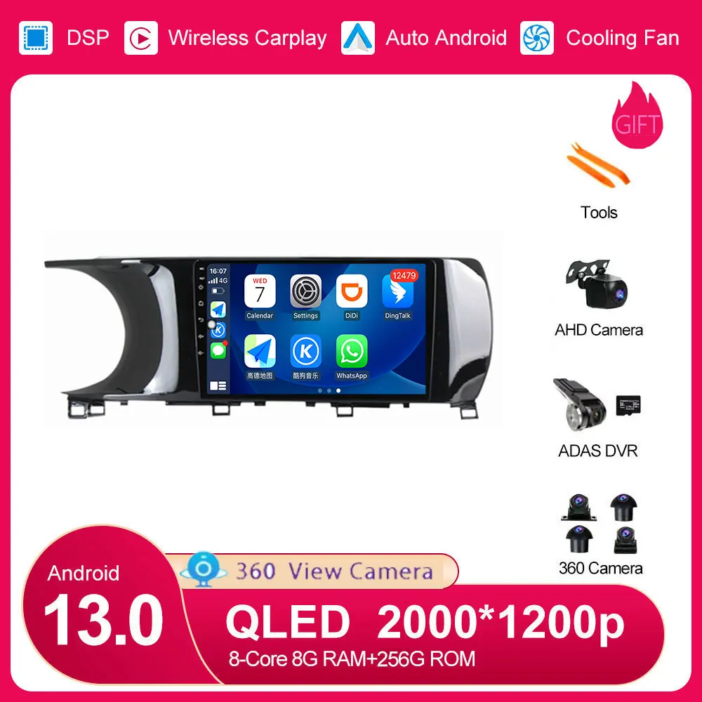 

For Kia K5 3 III 2020 - 2021 Android 12 Car Support Split Screen Steering Wheel Control