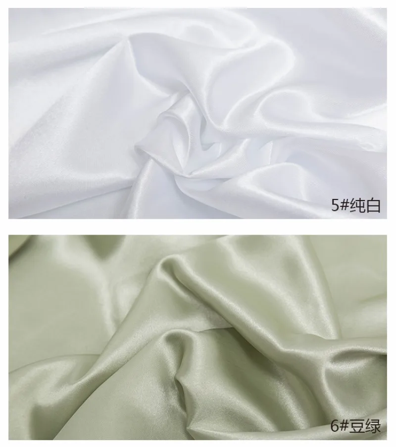 0,5m/1m/2m Satin-Futterstoff für Kleidung und Futter, Weiches und Glänzendes Seidenähnliches Material, für Bekleidung, DIY-Handwerk und Geschenkverpackung – Detail 11