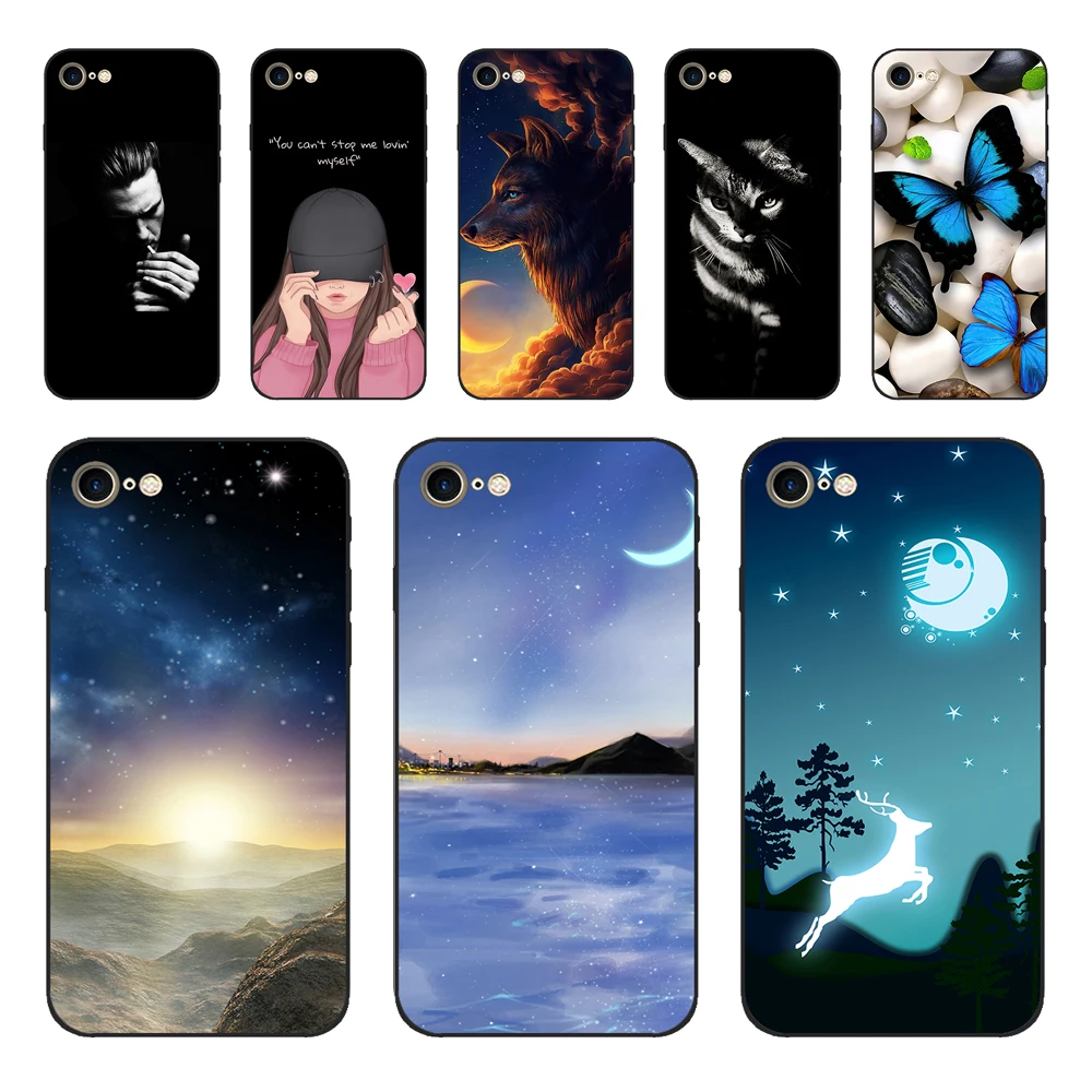 4.7 ''Per Iphone Se 2020 Custodia Morbida In Silicone Tpu Custodia Per Iphone 12 Pro Max Custodia Iphone 12 Cover Paraurti Per Iphone Se 2016