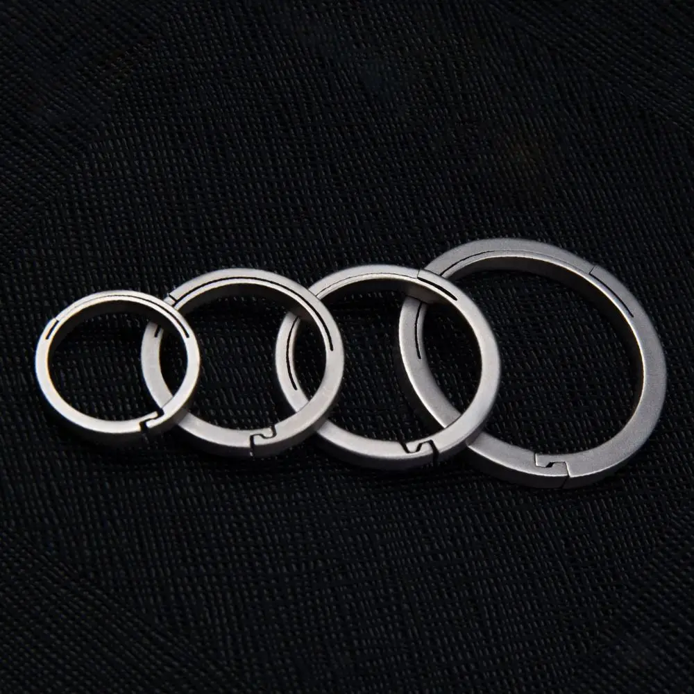 Premium Titanium Alloy Lightweight Key Rings & Keychain Pendant