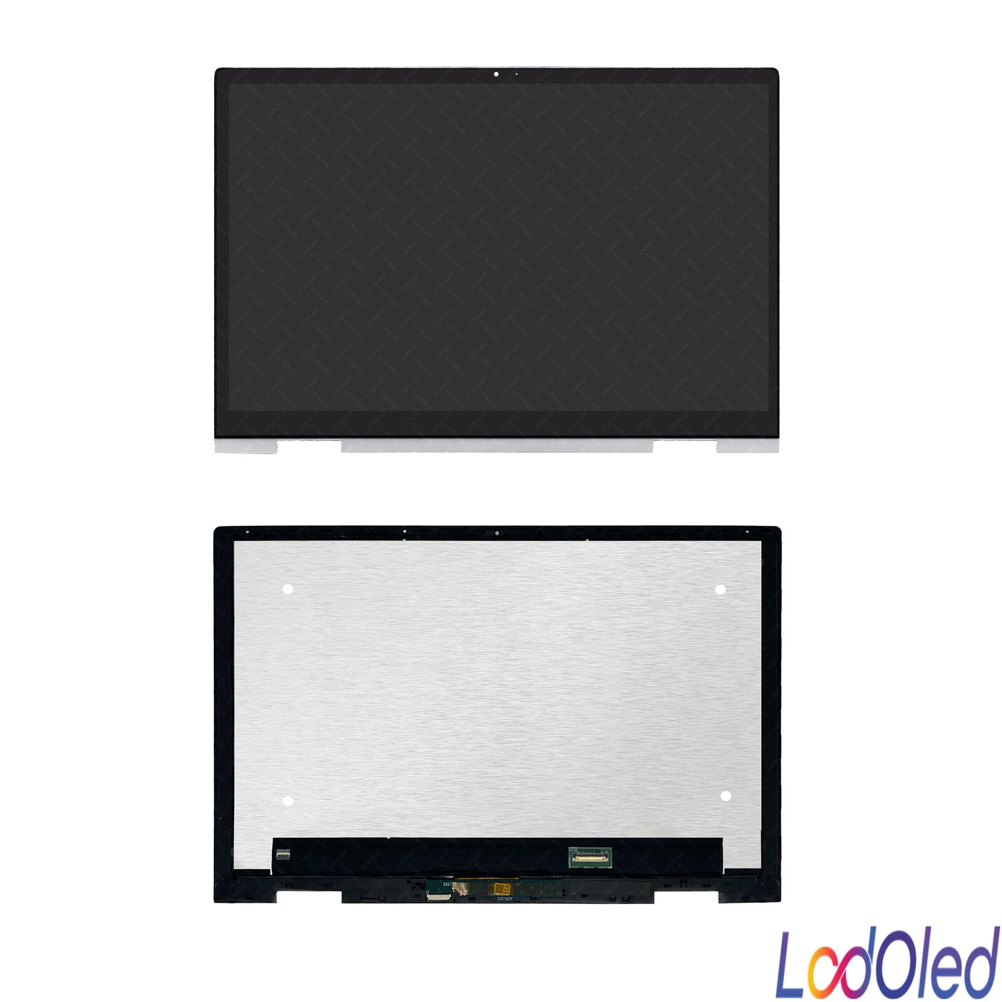 Fhd lcd display touch screen vidro digitador assembléia + moldura para hp envy x360 15-ed0000nx 15-ed0001nx 15-ed1005ur 15-ed series