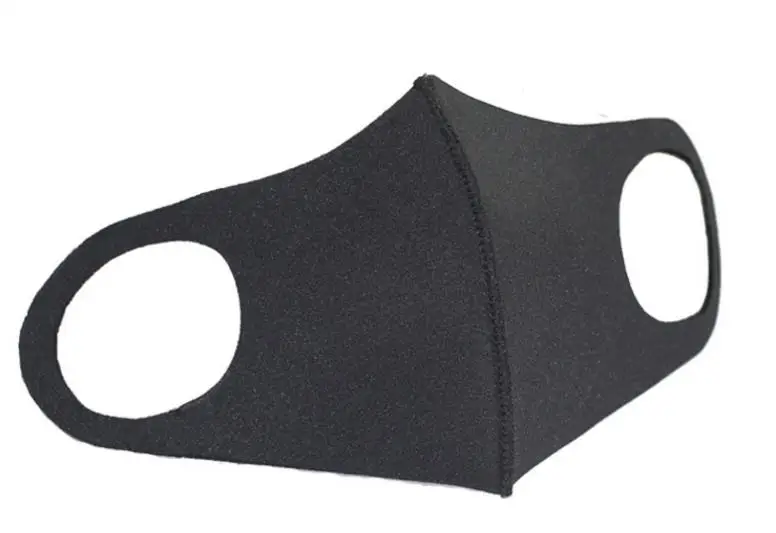 10 piece in black masks breathable air cotton masks individuality solid dustproof prevent bask in the pollen mask