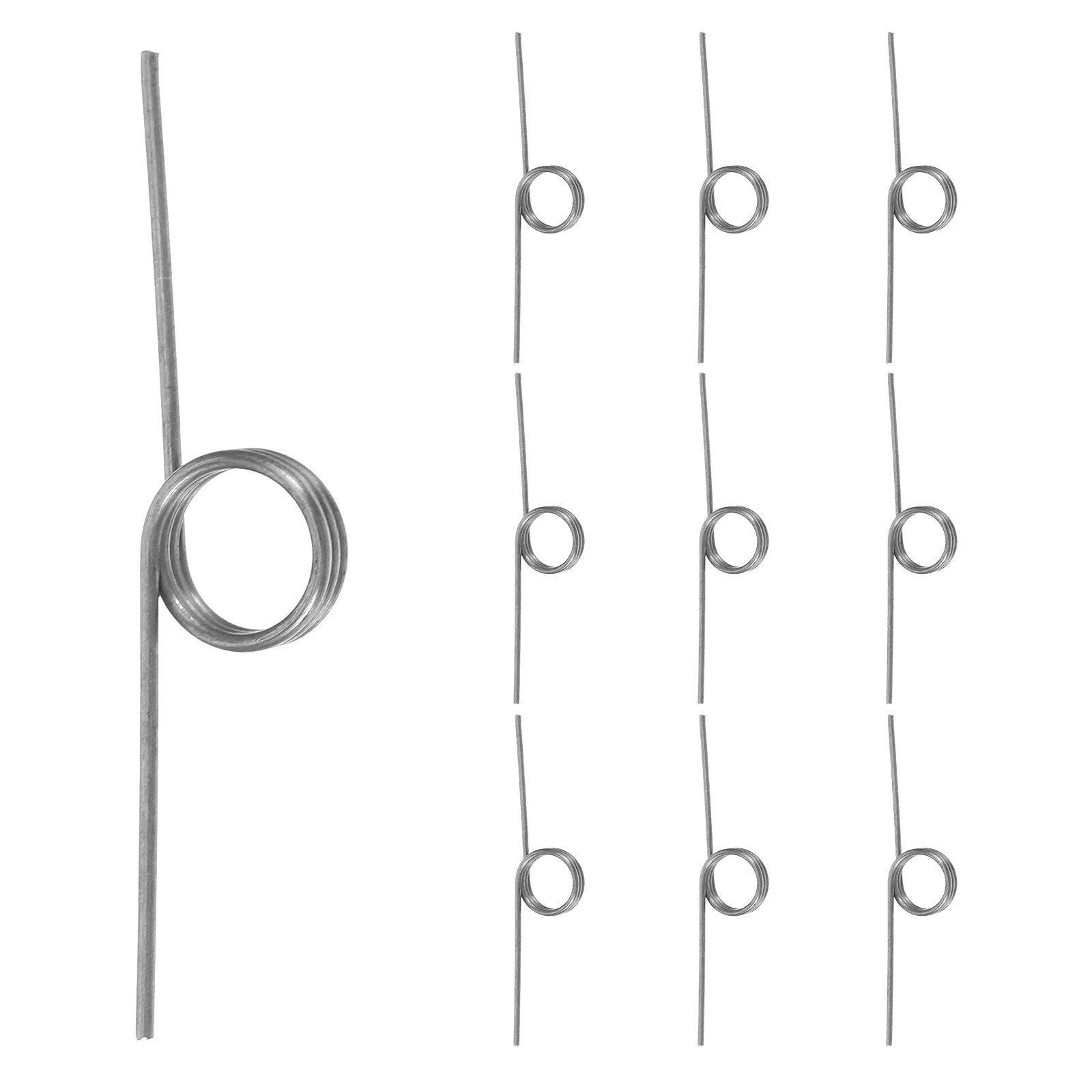 10 Pcs Replace Trash Can Accessories Springs Stainless Steel Metal Torsional Lid