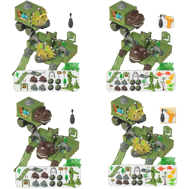 

Take Apart Dinosaur Disassemble Screw Nut Block DIY Building Set Transform Car Toy Montessori Educational Toy Kids Favor