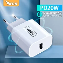CE Quick Charge 4.0 3.0 QC PD Charger 20W QC4.0 QC3.0 USB Type C Fast Charger for iPhone 13 12 Xs 8 Xiaomi Phone PD Charger