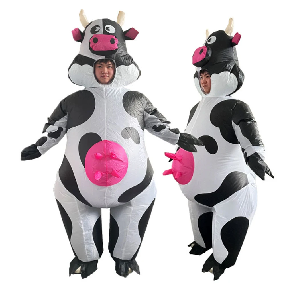 Fantasia Inflável Engraçada: A Experiência Real de Usar uma Fantasia de  Vaca para Halloween e Festas, image size:1000x1000