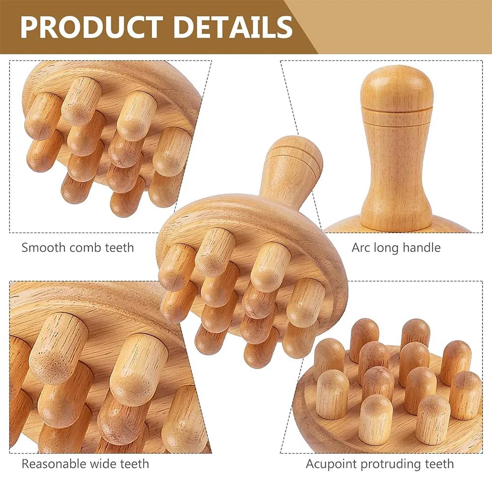Massagerolle Aus Holz Zur Lymphdrainage Und Gua Sha Massage_voghion.com
