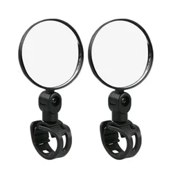 Adjustable 360° Rotatable Convex Bike Mirror (2Pcs small circular)