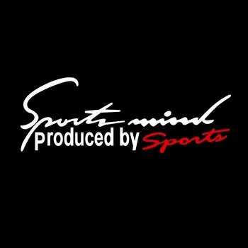 Adesivi per lettere per auto mente sportiva prodotta dalla decorazione sportiva palpebre per auto decalcomania cofano per Automobile Fashion Styling