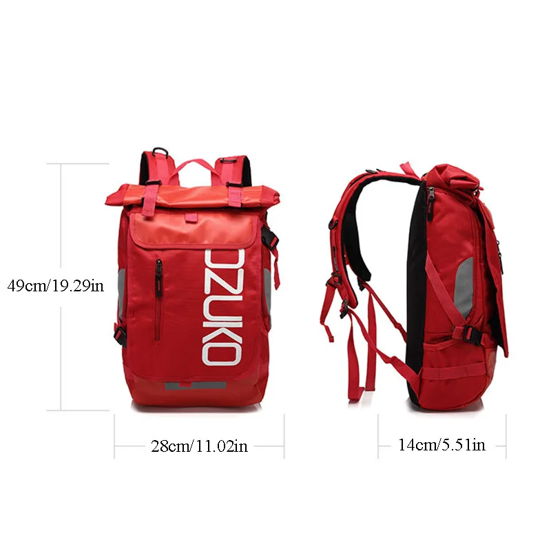 New trendy backpack for male college students, computer backpack for business commuting, men's backpack - 5