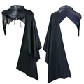 Hoodless cape
