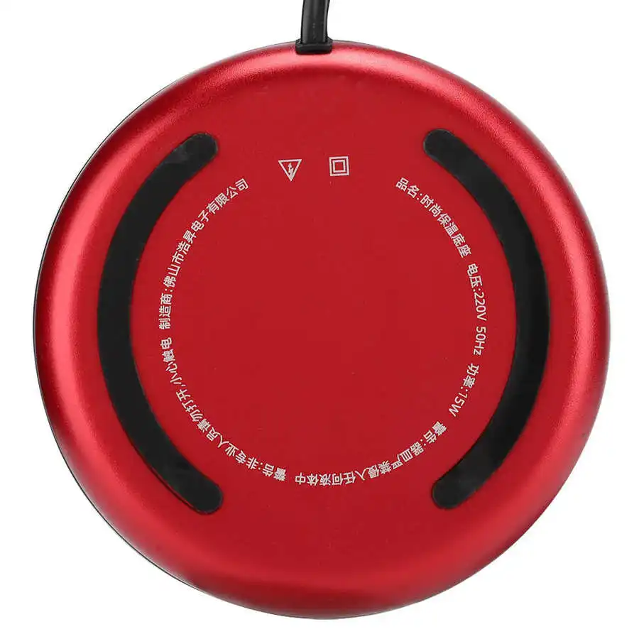 Coffee Warmer Electric Waterproof Touch Heating Cup Mat Warm Pad for Coffee Tea Milk Electric Cup Warmer US /EU Plug