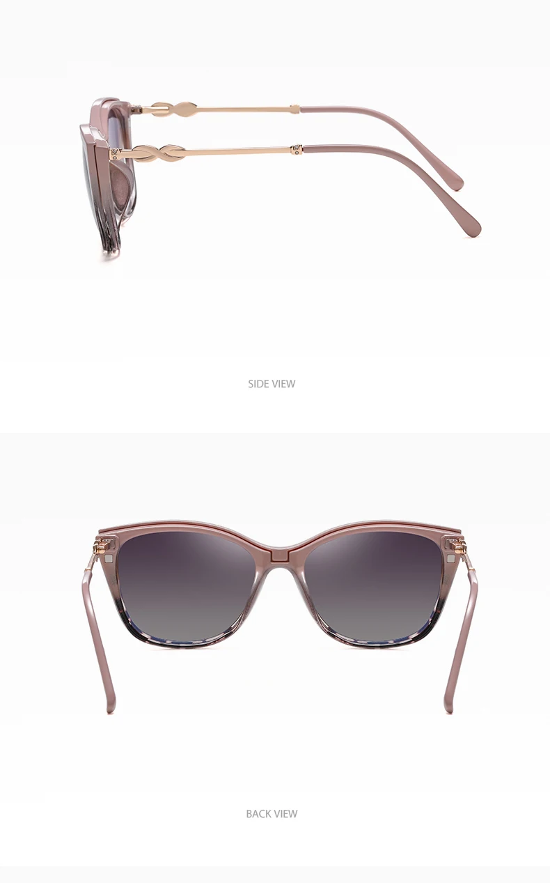 Güneş gözlüğü klipsinde renk tonunu gösteren fotoğraf