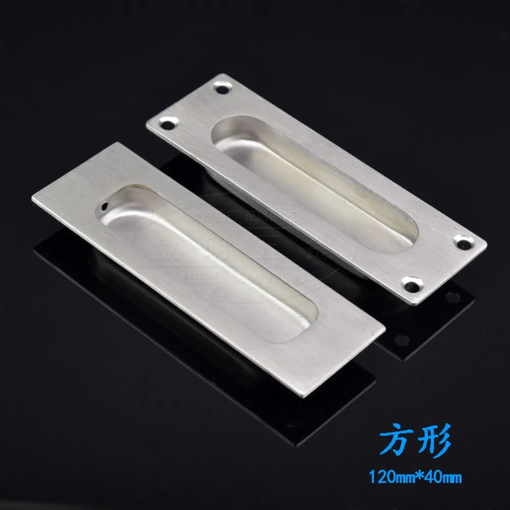 Furniture Handles 1PCS Stainless Steel Hidden Recessed Kitchen Cabinet Drawer Handles