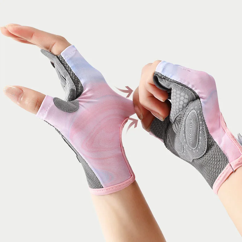 Guantillas Guantes Gimnasio Hombre Mujer Gym Fitness Antideslizante
