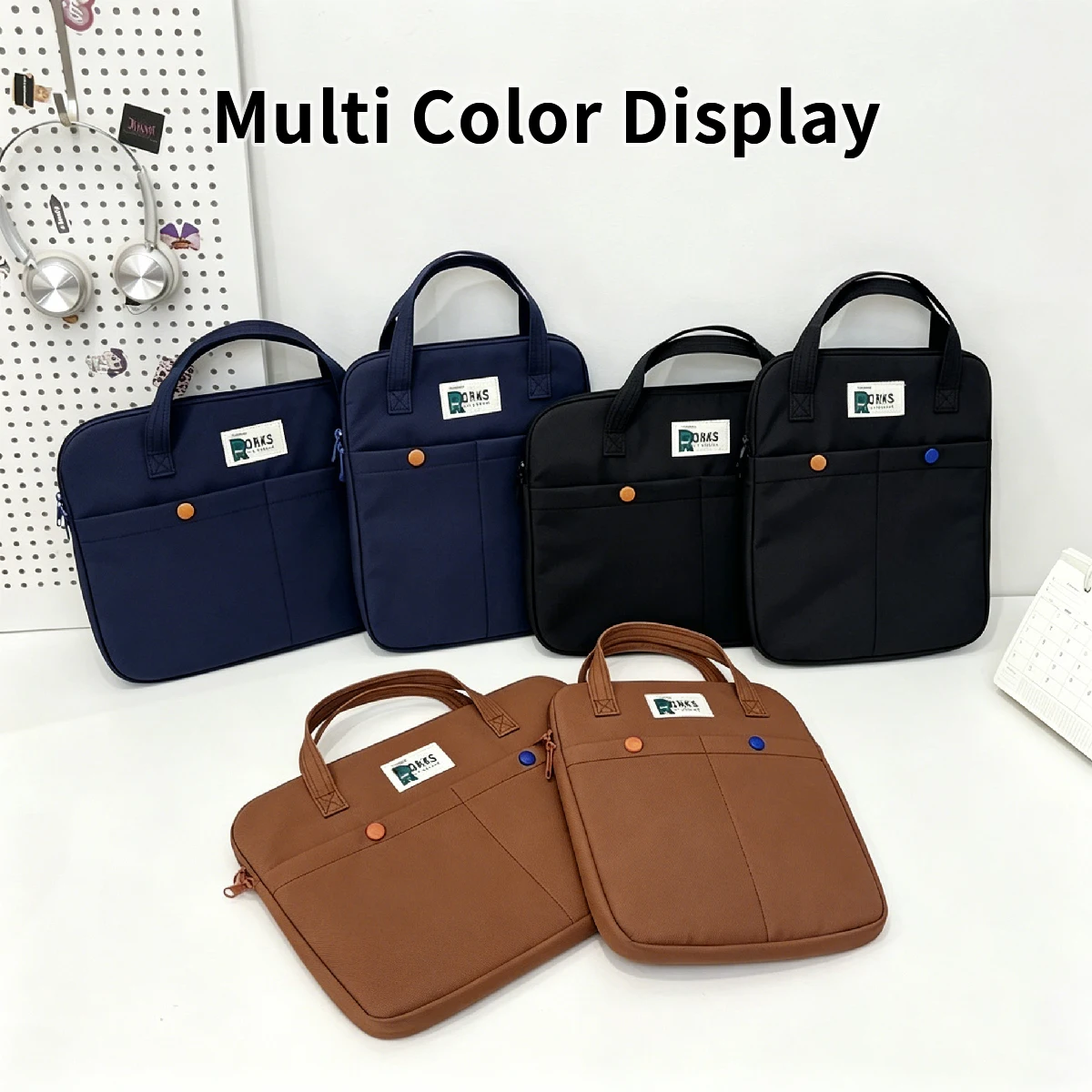 Business Laptop Bag Case Shoulder Tote Bag Notebook Bag Briefcase For 11-13.9Inch Macbook Air Pro HP Huawei Asus Dell handbag ﻿ - 5