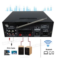 AK55 Digital Sound Amplifier for Car Bluetooth 5.0 Audio Amplifier for Home Karaoke Channel 2.0 HiFi Stereo Car Subwoofer AMP 4