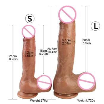GaGu Realistic Silicone Dildo Sex Toys For Woman With Suction Cup G Spot Stimulator Female Masturbation Penis Dick Sexy Products 3