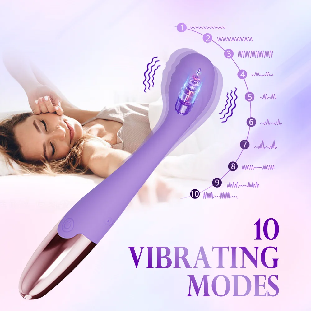 Leistungsstarker Dildo-Vibrator für Frauen, G-Punkt-Klitoris-Stimulator, Vagina-Massagegerät, 10-Modus-Vibrator, Analdildo, Sexspielzeug für Erwachsene ab 18 Jahren 1