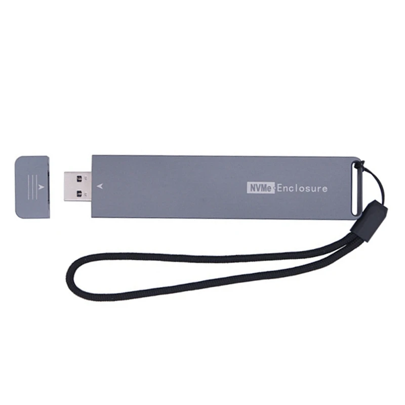 

Внешний NVME M.2, двойной протокол к фотоэлементам, мобильный твердотельный NGFF, внешний корпус из алюминиевого сплава, Nvme, адаптер M.2