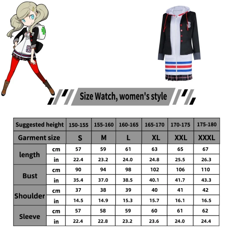 Persona 5-Inspired Ann Takamaki School Uniform Cosplay Costume for Women