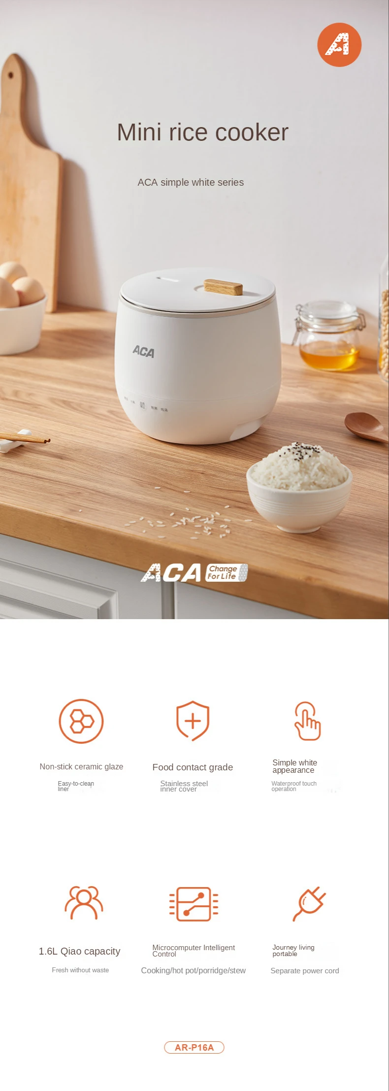 Espléndido Mini Olla Arrocera Multifuncional Para El Hogar Espléndido Mini Olla Arrocera Multifuncional Para El Hogar