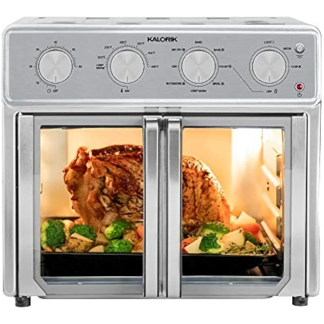 Air Fryer Oven, 26 Quart 9-in-1 Countertop Toaster Oven and Air