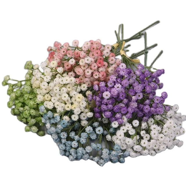 Compre Novia Del Paniculata Del Gypsophila De La Flor Artificial Que  Sostiene Las Flores Para Casarse La Decoración Casera y Flor Artificial de  China por 1.25 USD