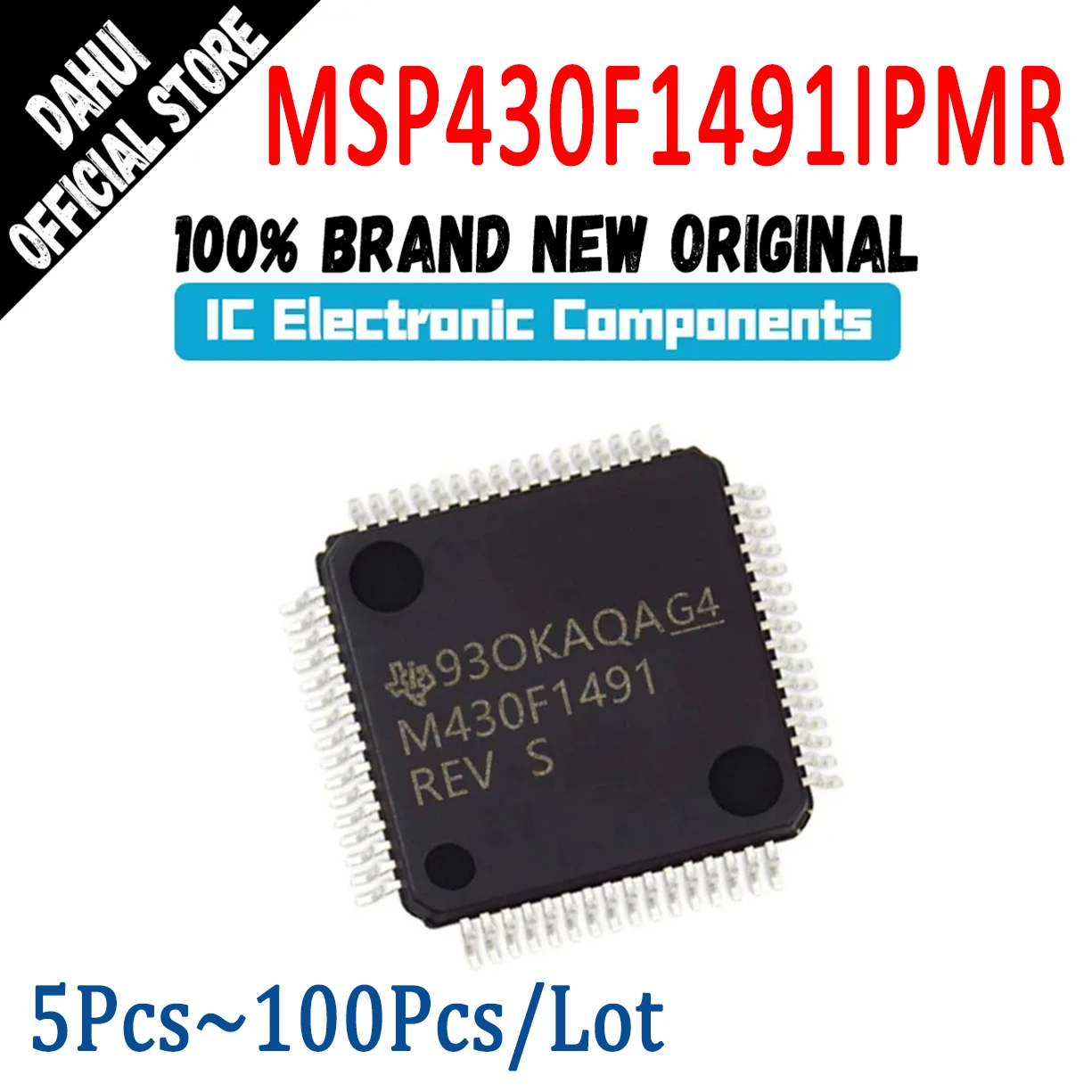

MSP430F1491IPMR M430F1491 MSP430F1491 MSP430F MSP430 MSP IC Chip MCU LQFP-64 In Stock 100% New Originl