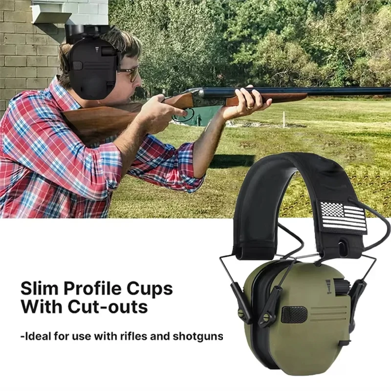 Shooting Earmuffs Earmuffs Active Headphones For Shooting Electronic Hearing Protection Ear Protect Noise Reduction Active Hunting