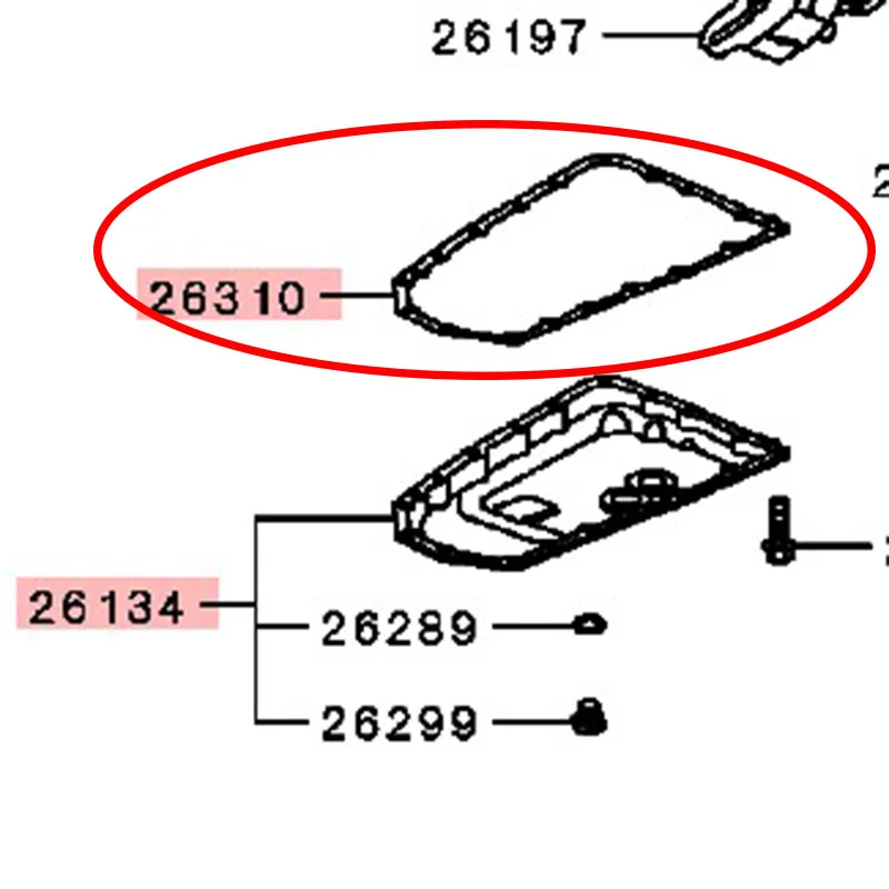 Baificar Genuine Gearbox Automatic Transmission Oil Pan / Gasket 26310 2705A014 For Mitsubishi Outlander ASX Lancer-EX Lancer
