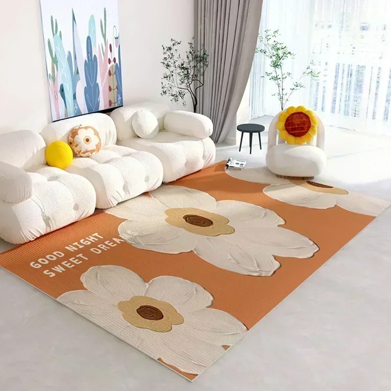 Simple bedroom bed blanket Household non-slip blanket brown
