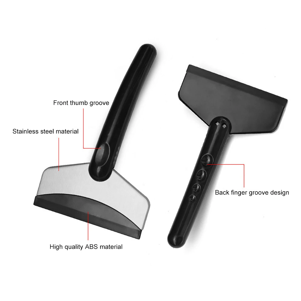 Portable Snow Removal Scraper Durable Car Snow Shovel Ice Shovel Window Cleaning Tool Winter Defrosting Scraping tool