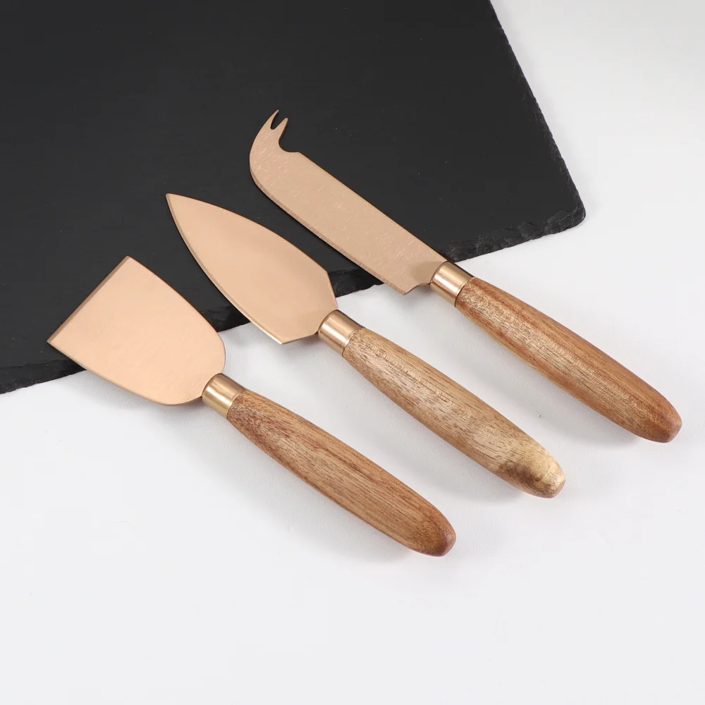 3-Piece Olive Wood Cheese Knife Set with Acacia Cheese Board, 1027327 –  Cangshan Cutlery Company