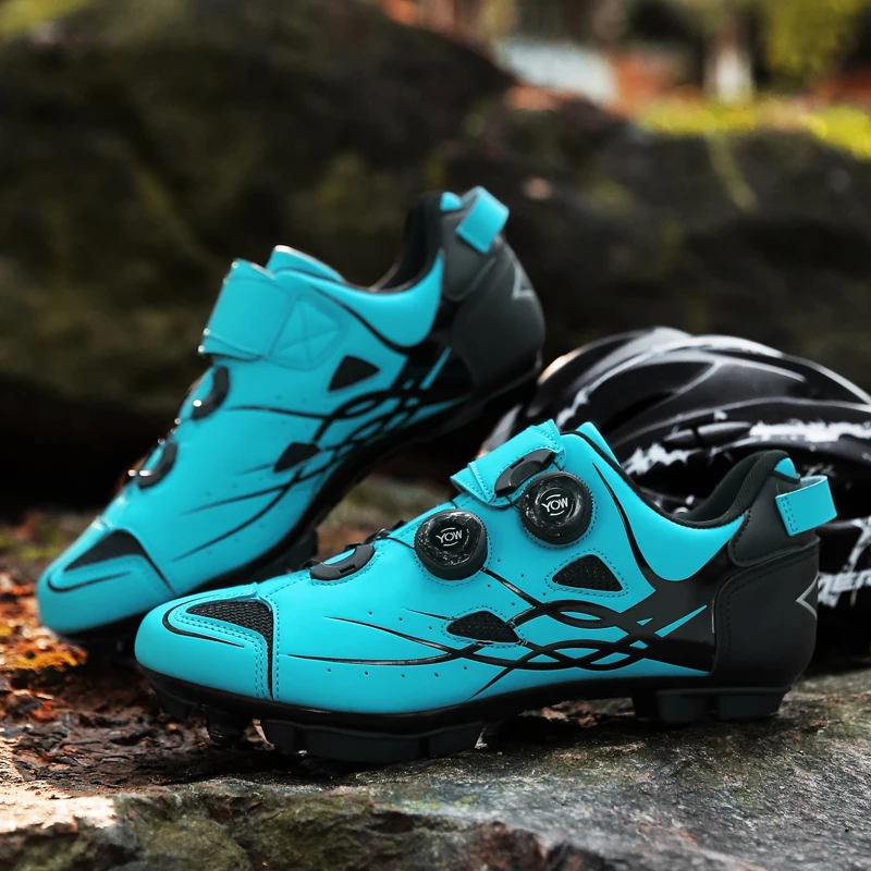 High quality road bottom racing shoes for men and women, outdoor lockable cycling shoes, professional breathable cycling shoes