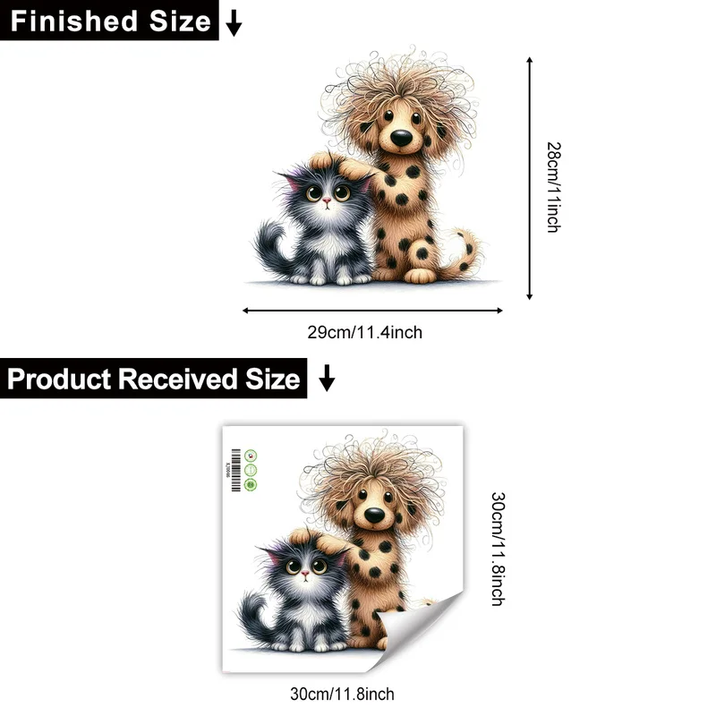 Funny Cat Dog Toilet Stickers Decorative Wall Stickers Home WC Decoration Sticker For Bathroom Self-Adhesive Decals