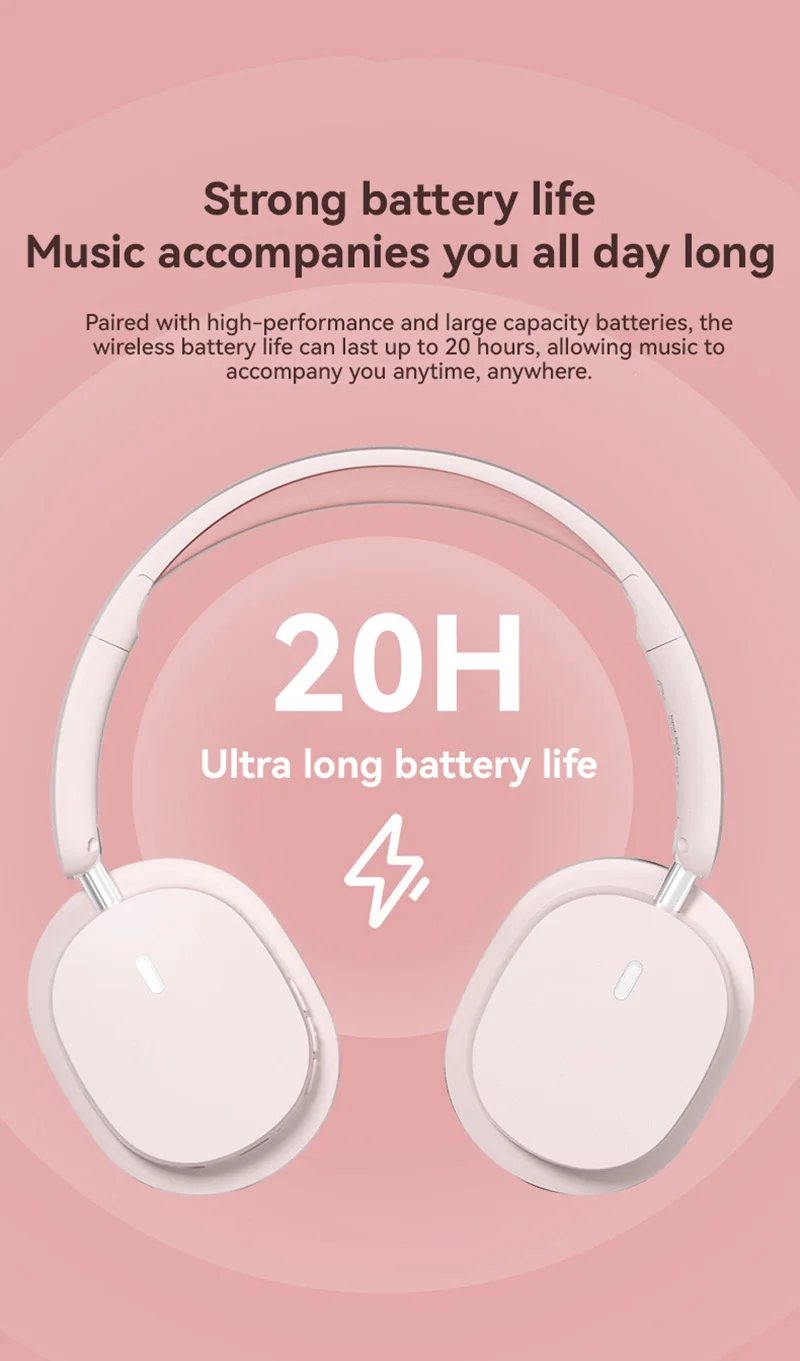 2026 New Foldable Headset Wireless Bluetooth Earbuds Head Mounted Noise Cancelling Earphones Sports with Mic Music Headphones