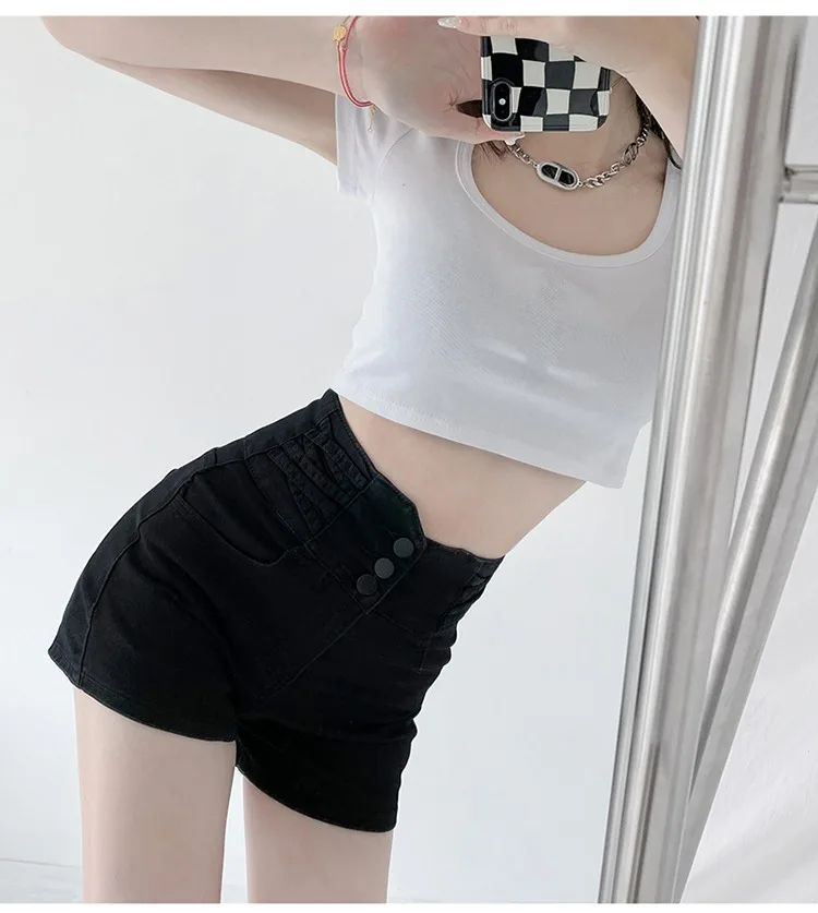 Denim shorts styling