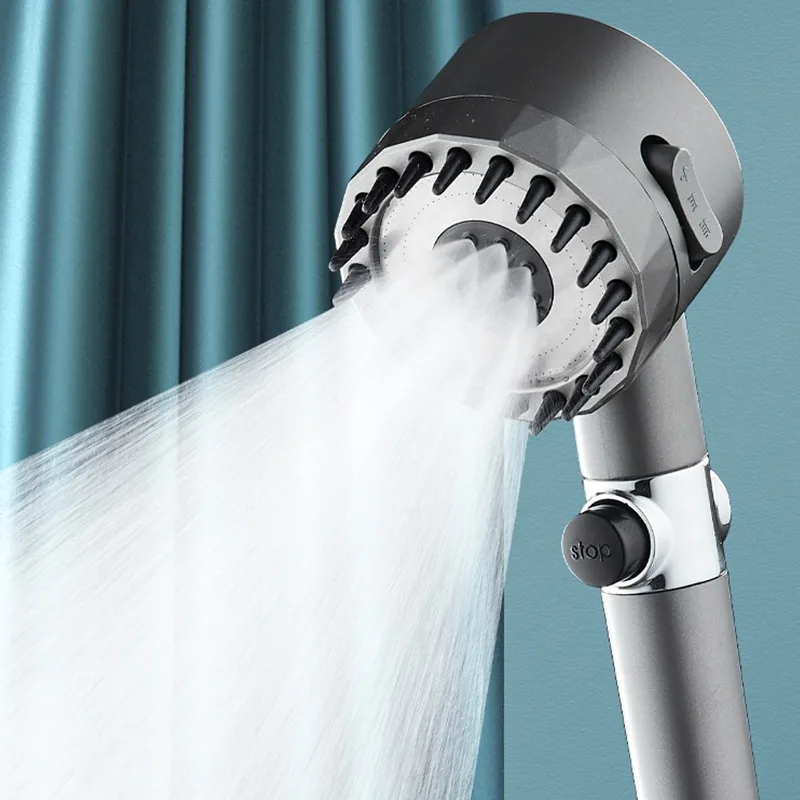 

Bathroom Faucet Home Innovative 3 Filter High Shower Tap Pressure Head Massage Rainfall New Modes Showerhead Accessories