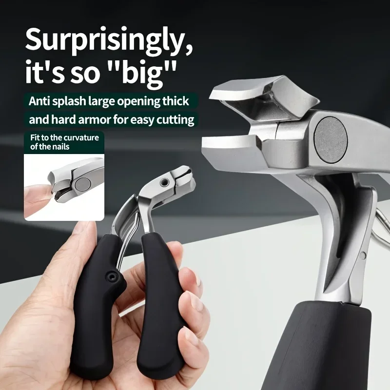 Don't Bend to Cut Toenail Stainless Steel Elbow Nail Clippers with Large Opening Nail Clippers Set Cutter Pedicure Tools toe nail clipper,nail clipper set,nail clipper,nail clippers,manicure nail clipper set,nail clippers kit
