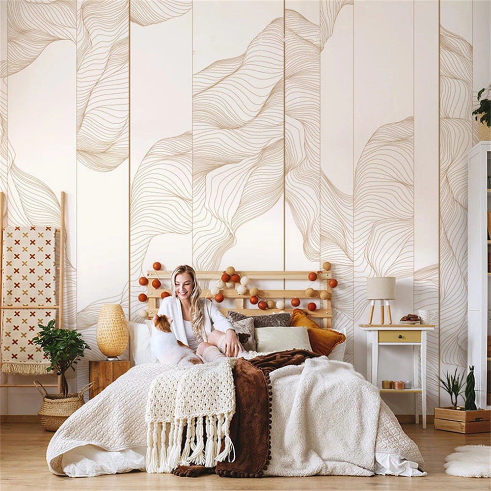 Custom papel de parede 3D Chinese ink mural wallpapers living room sofa TV background abstract line wallpaper home improvement