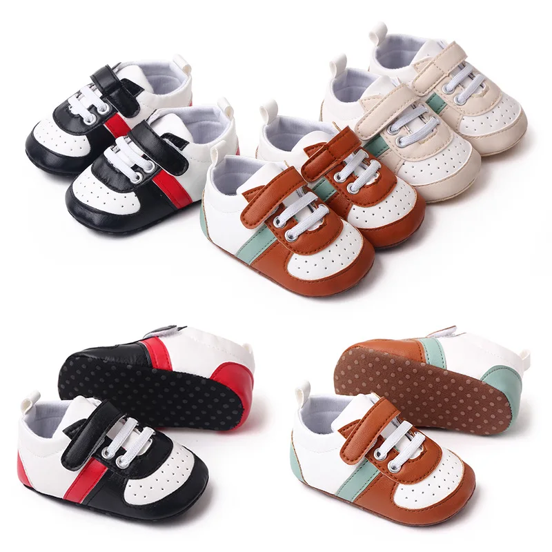 

New Baby Shoes Fashion Spring Autumn Infant Boys Girls Casual Shoes Sneakers Soft Sole Antislip Newborn PU First Walkers