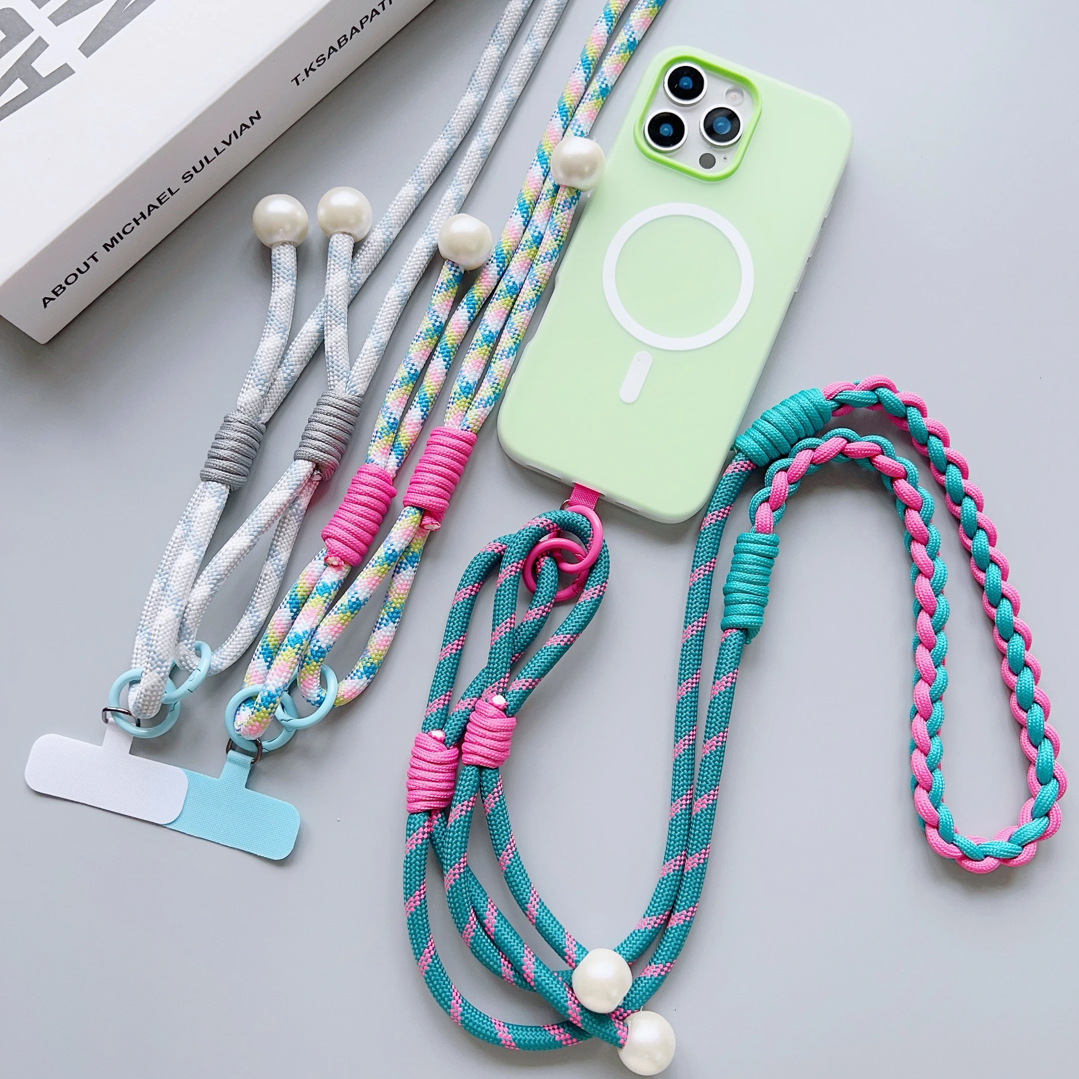 Luxury Multi-Functional Adjustable Pearl Phone Lanyard