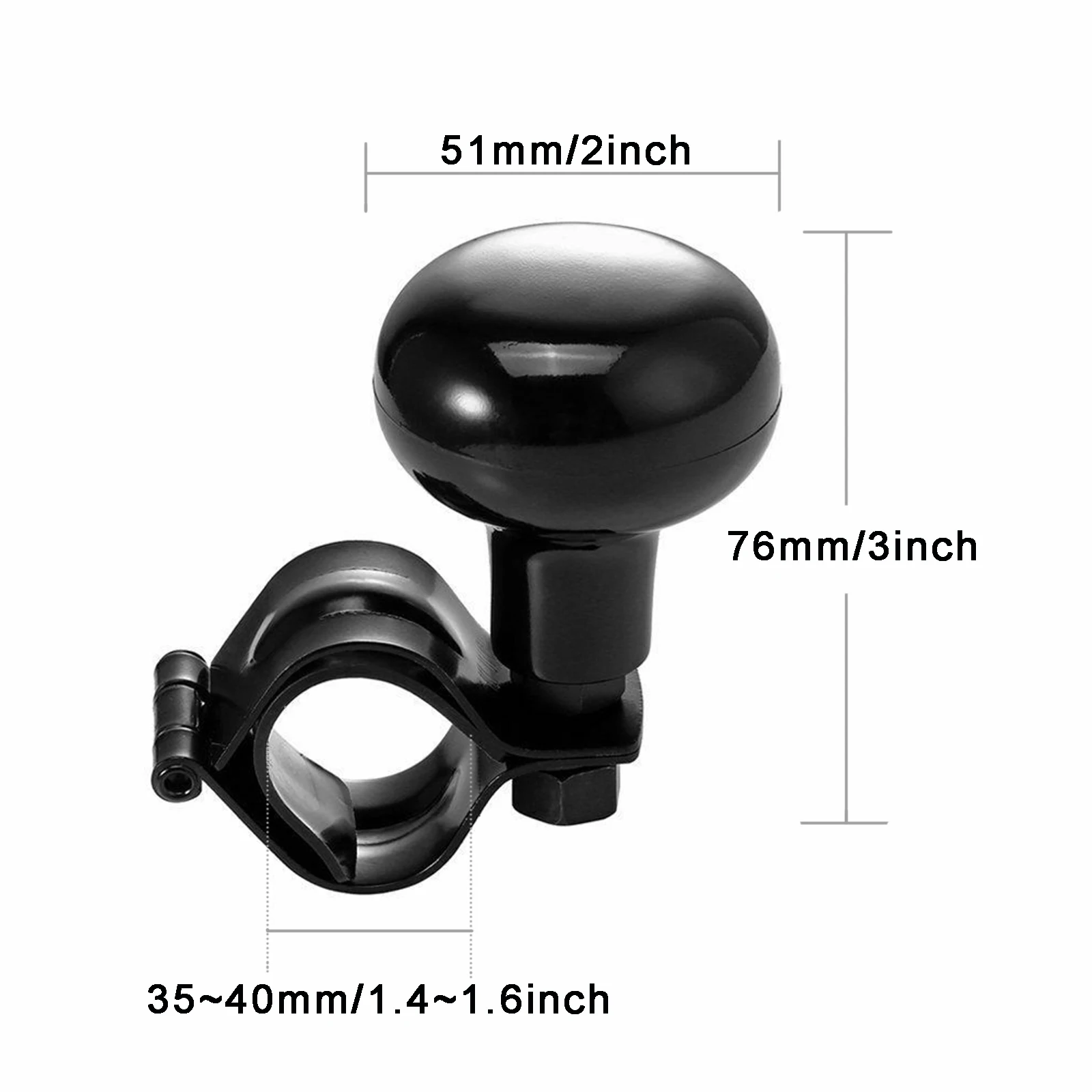 Universal Truck Heavy Car Duty Anti Slip Steering Wheel Knob Spinner Handle Booster Grip Protective Auxiliary Ball Safe