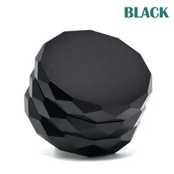 Premium Aluminum Spice Grinder - 4-Part Herb Crusher for Smokers & Holiday Gifts (Black)