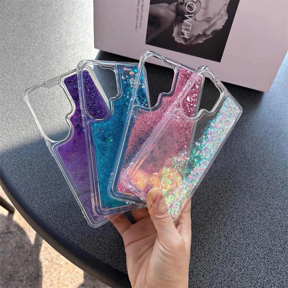 Floating Glitter Liquid Bling Phone Case - Quicksand Dynamic Design