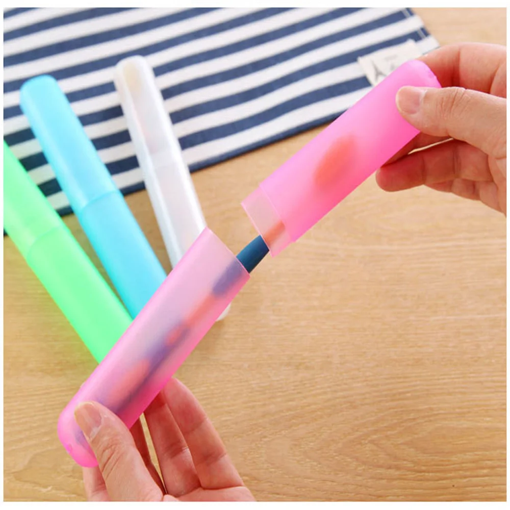 Portable Toothbrush Tube Cover Case for Travel toothbrush covers