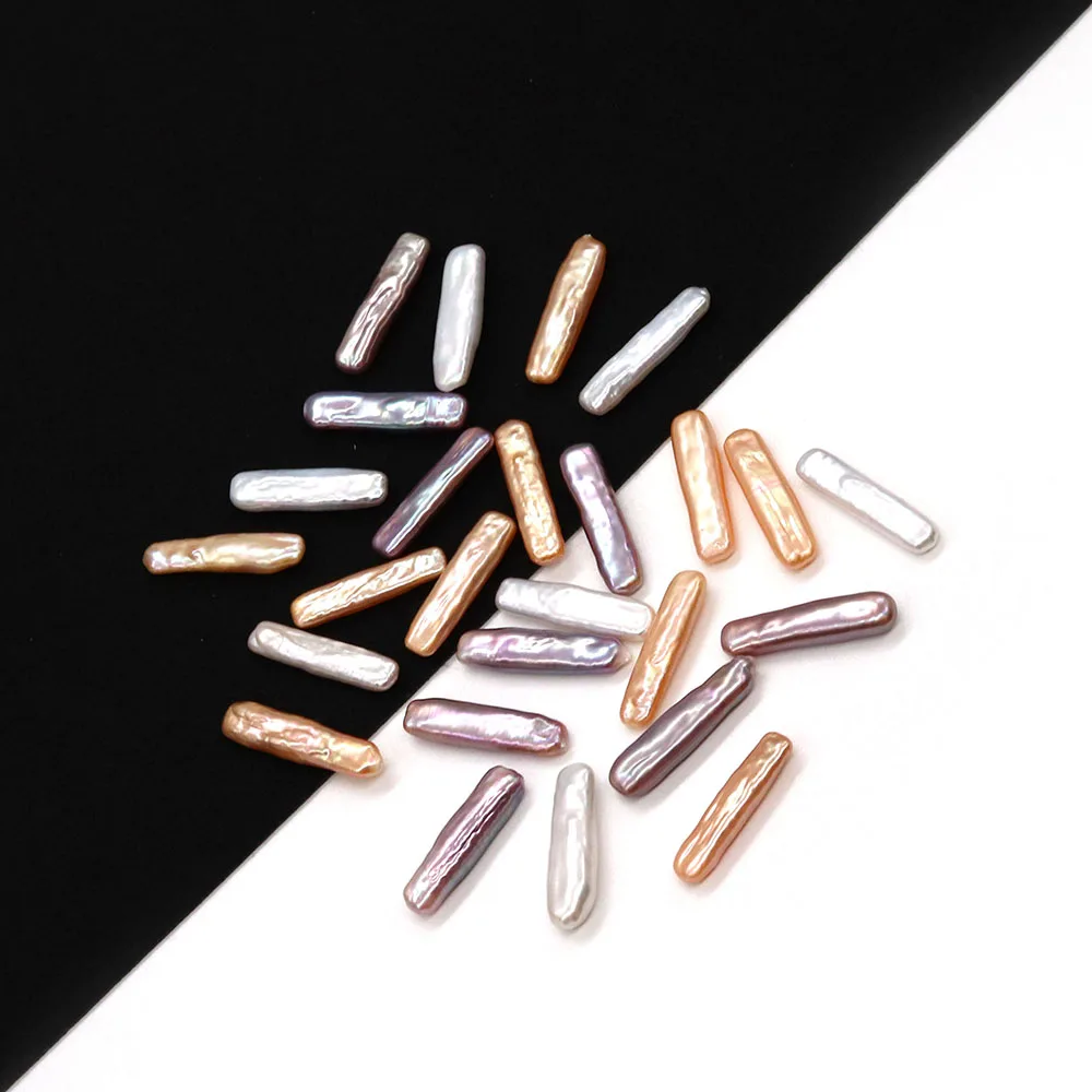 

Natural Freshwater Pearls Baroque Rectangular Beads 5-24mm Non-porous Charm DIY Necklace Earrings Boutique Jewelry Accessories