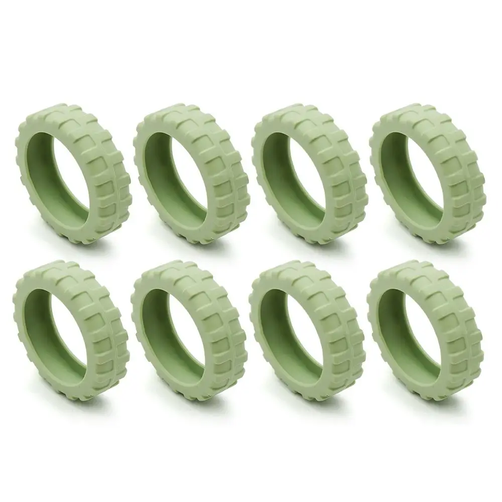 8-Piece Luggage Wheel Protection Set with Silent-Glide Casters