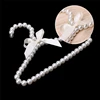A5YE Fashion Plastic Pearl Bow Clothes Clothing Hanger For Kids Children Pet Dog for 6